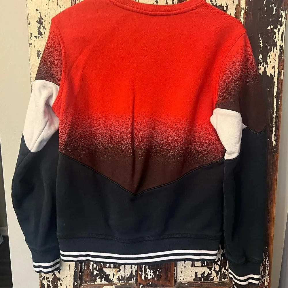 Nike Vintage look Red and Black Men’s crewneck sweatshirt. Size small. Rare